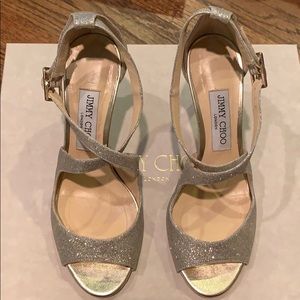 Jimmy Choo Emily Glitter Shoes